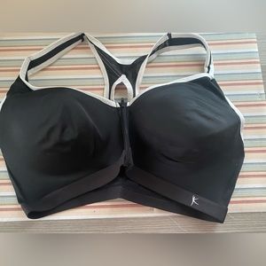LIKE NEW Danskin NOW 40D front zip sports bra